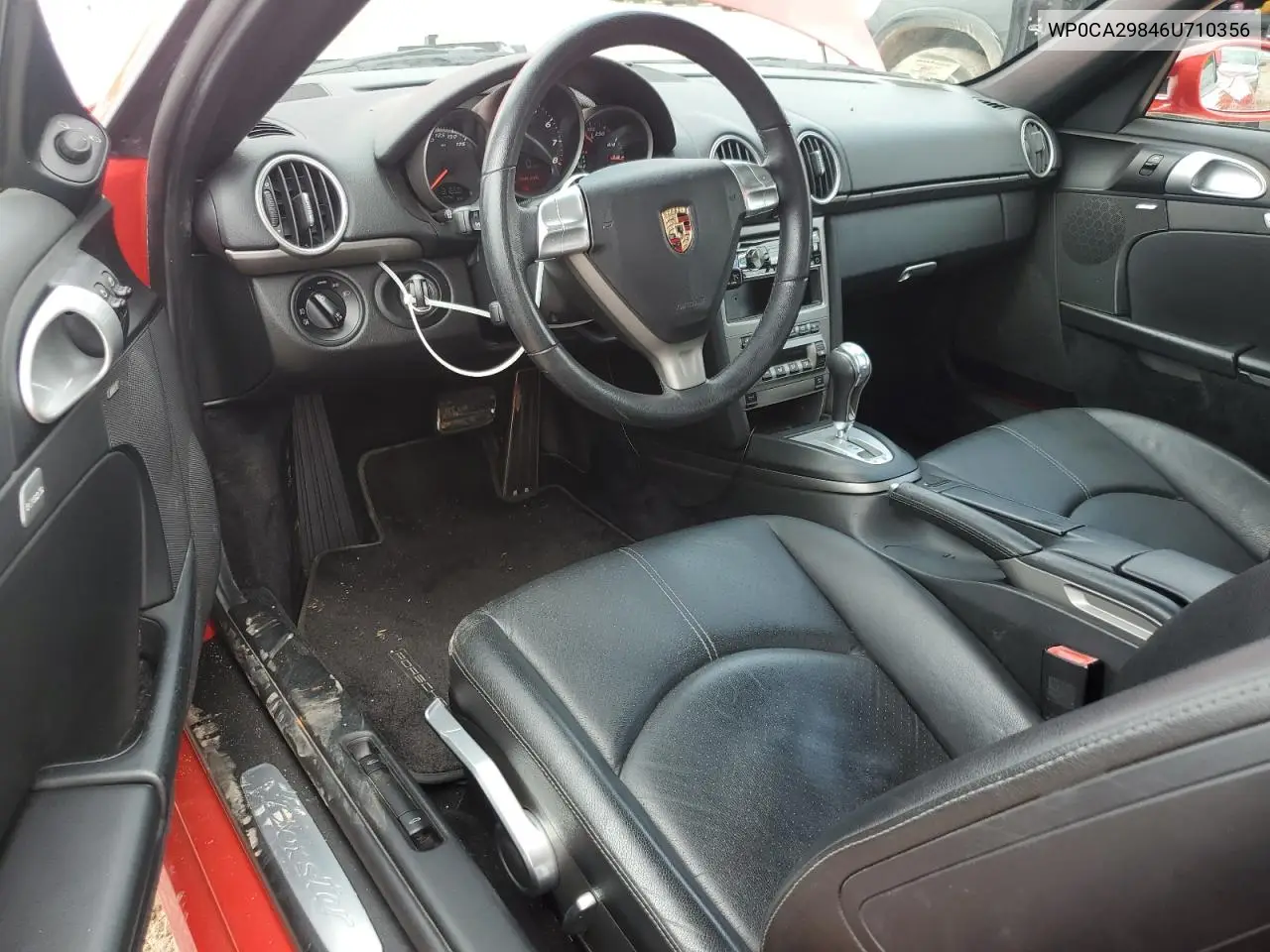 2006 Porsche Boxster VIN: WP0CA29846U710356 Lot: 61652305