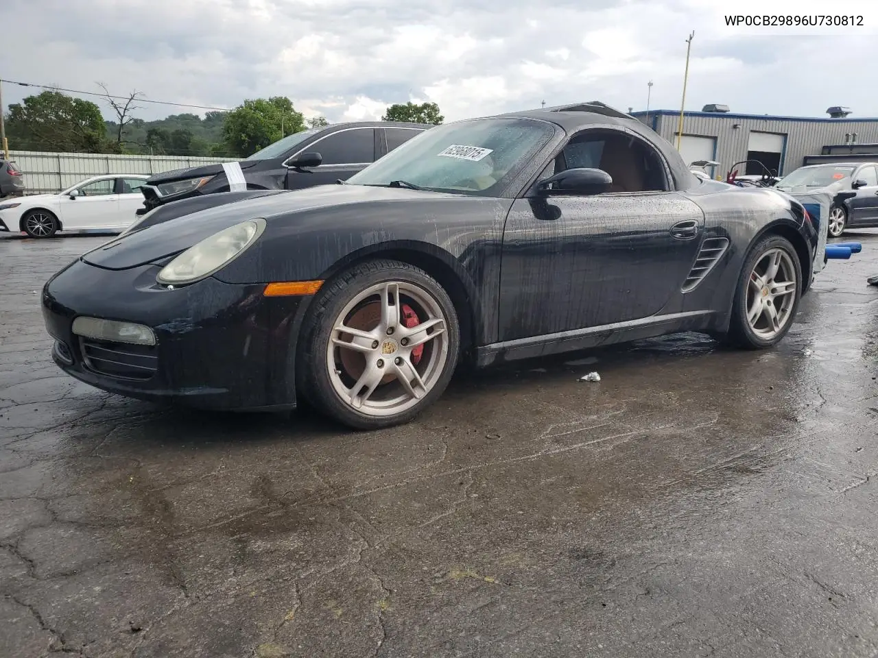 2006 Porsche Boxster S VIN: WP0CB29896U730812 Lot: 62968015