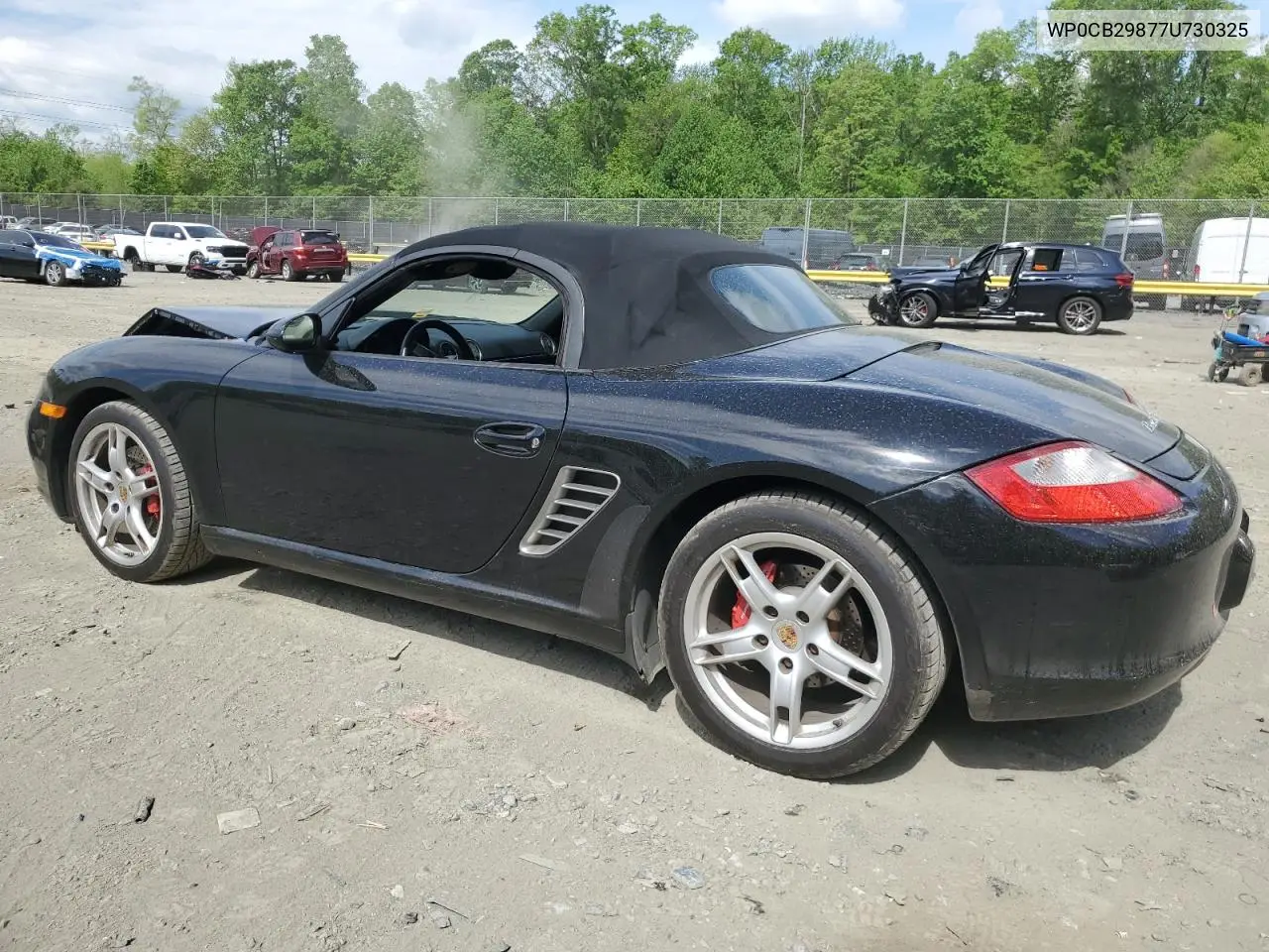 2007 Porsche Boxster S VIN: WP0CB29877U730325 Lot: 55036915