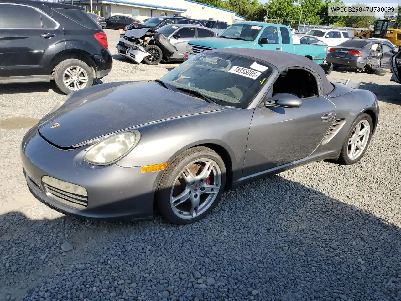 2007 Porsche Boxster S VIN: WP0CB29847U730699 Lot: 56053805