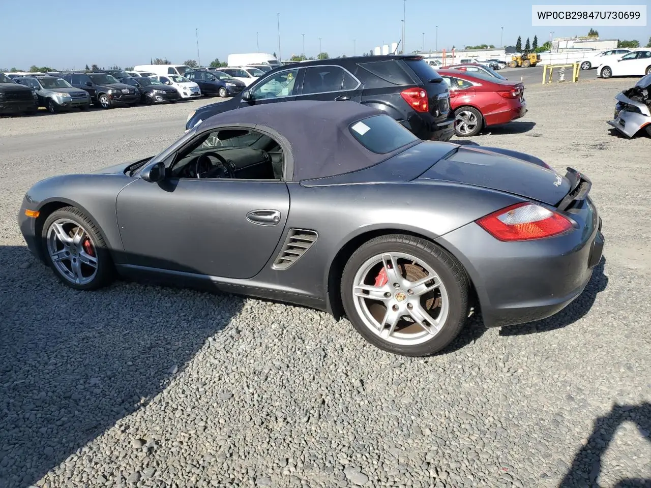 2007 Porsche Boxster S VIN: WP0CB29847U730699 Lot: 56053805