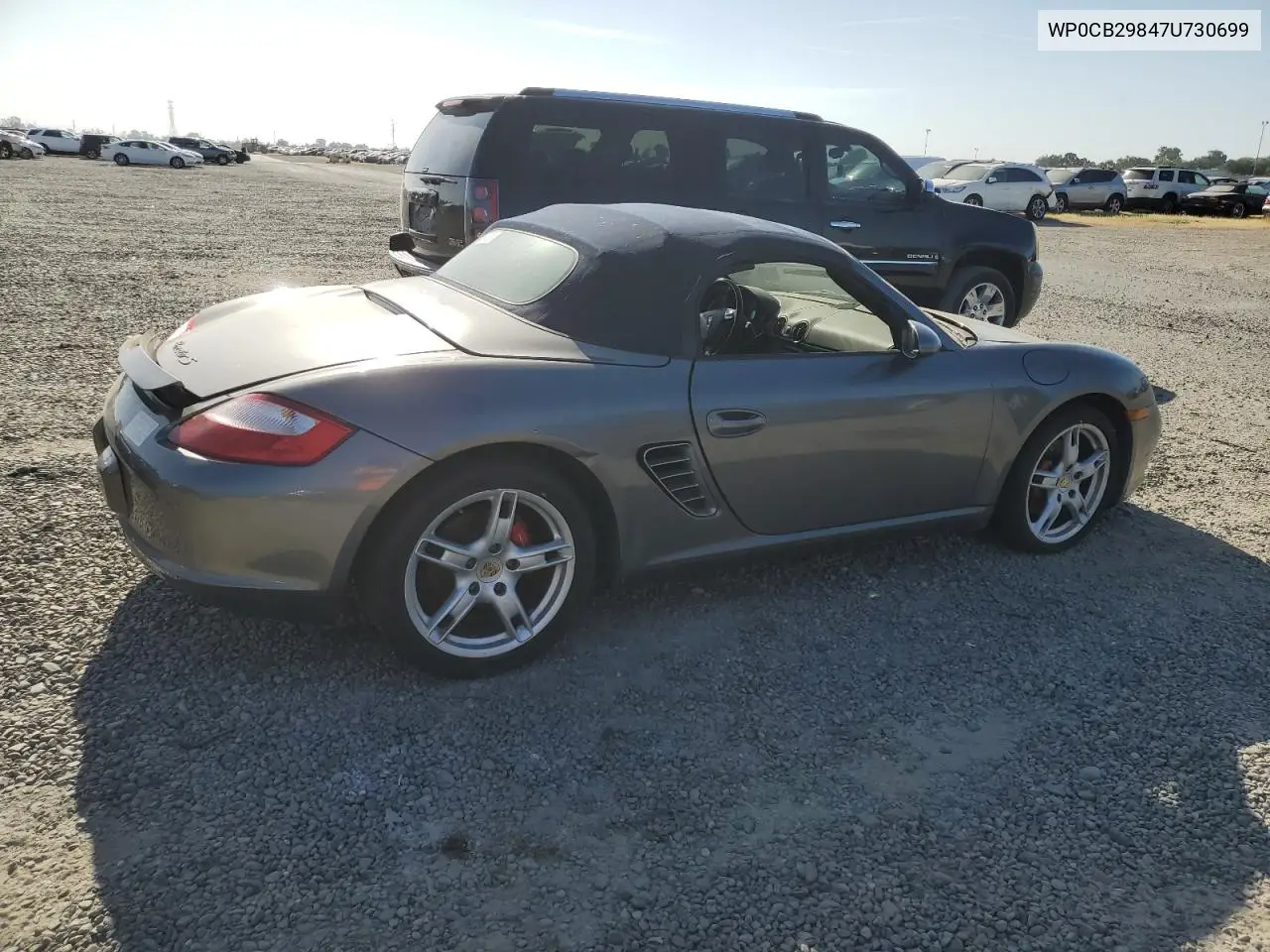 2007 Porsche Boxster S VIN: WP0CB29847U730699 Lot: 56053805