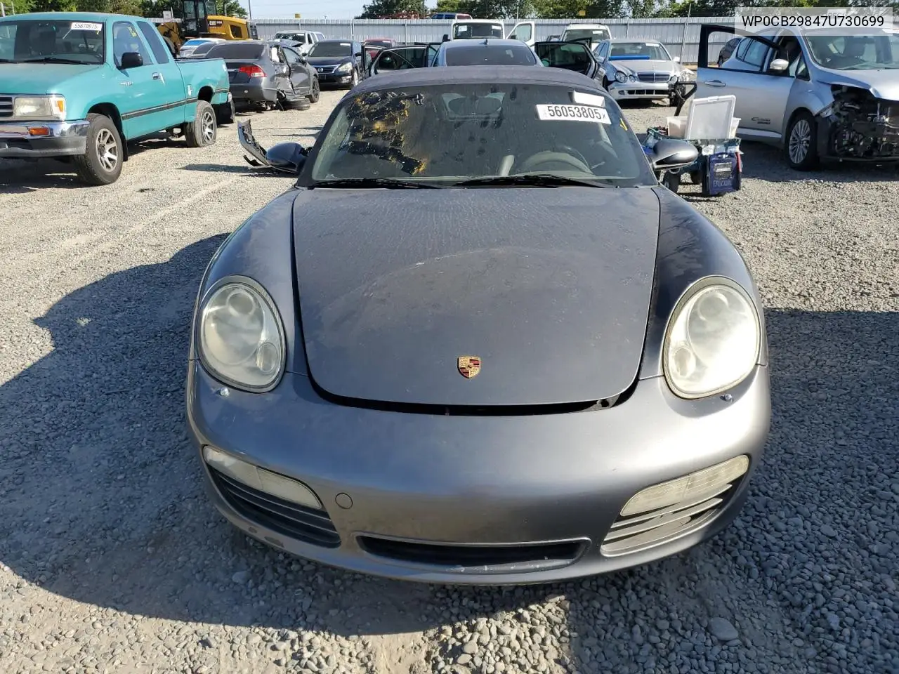 2007 Porsche Boxster S VIN: WP0CB29847U730699 Lot: 56053805