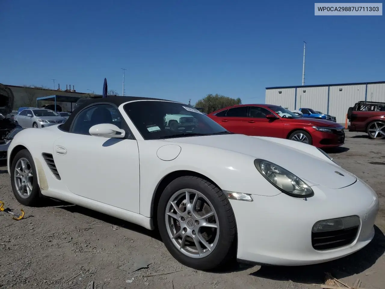 2007 Porsche Boxster VIN: WP0CA29887U711303 Lot: 57812995