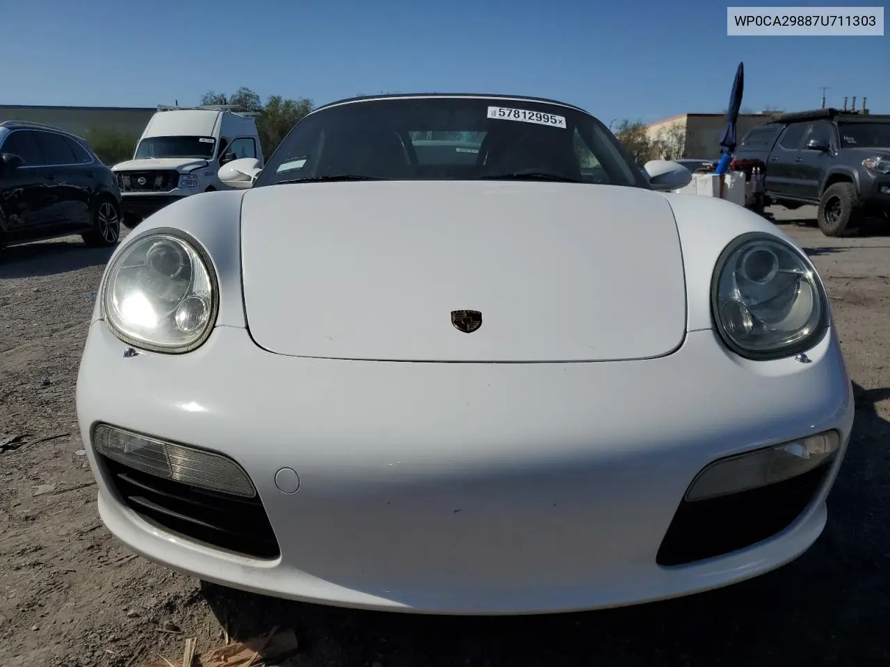2007 Porsche Boxster VIN: WP0CA29887U711303 Lot: 57812995