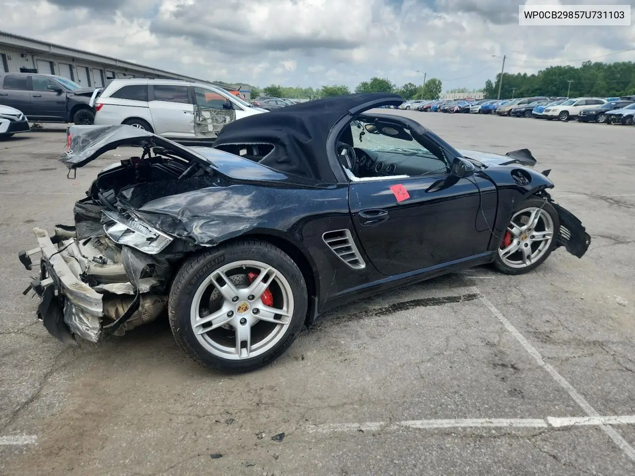 2007 Porsche Boxster S VIN: WP0CB29857U731103 Lot: 61563195