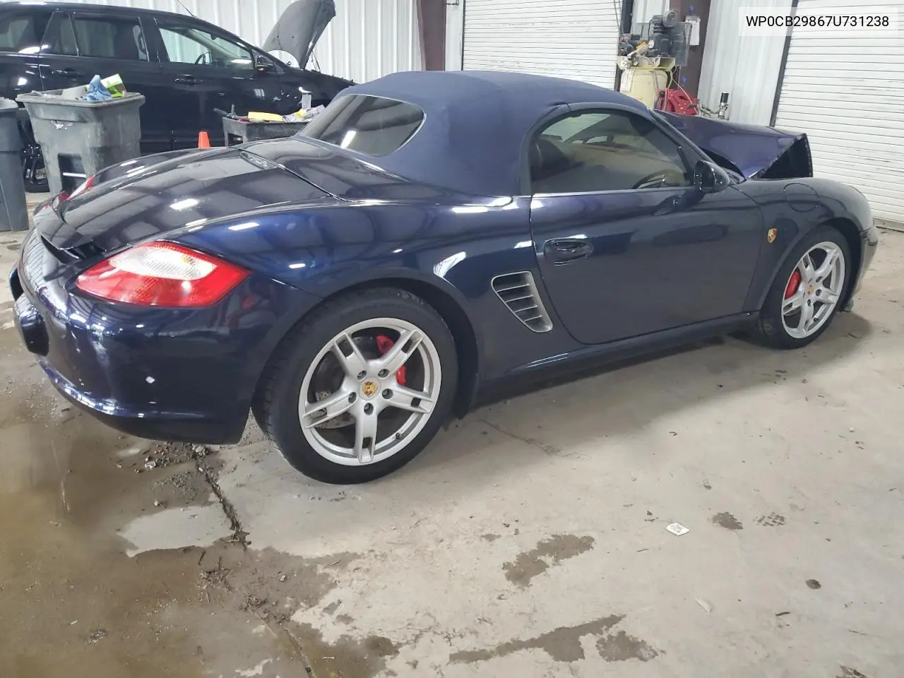 2007 Porsche Boxster S VIN: WP0CB29867U731238 Lot: 62600015