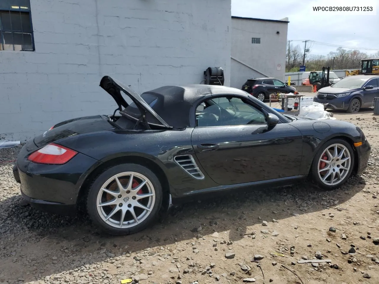 2008 Porsche Boxster S VIN: WP0CB29808U731253 Lot: 49583214