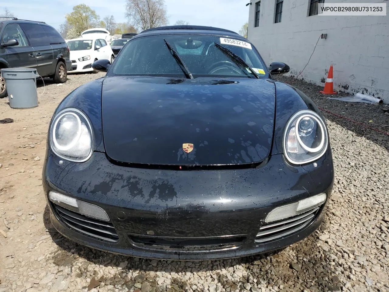 2008 Porsche Boxster S VIN: WP0CB29808U731253 Lot: 49583214