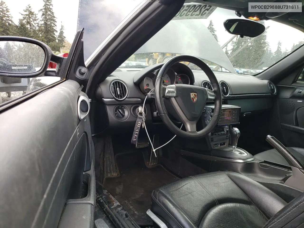 2008 Porsche Boxster S VIN: WP0CB29888U731811 Lot: 52995845