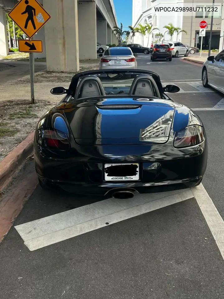 2008 Porsche Boxster VIN: WP0CA29898U711232 Lot: 56783075