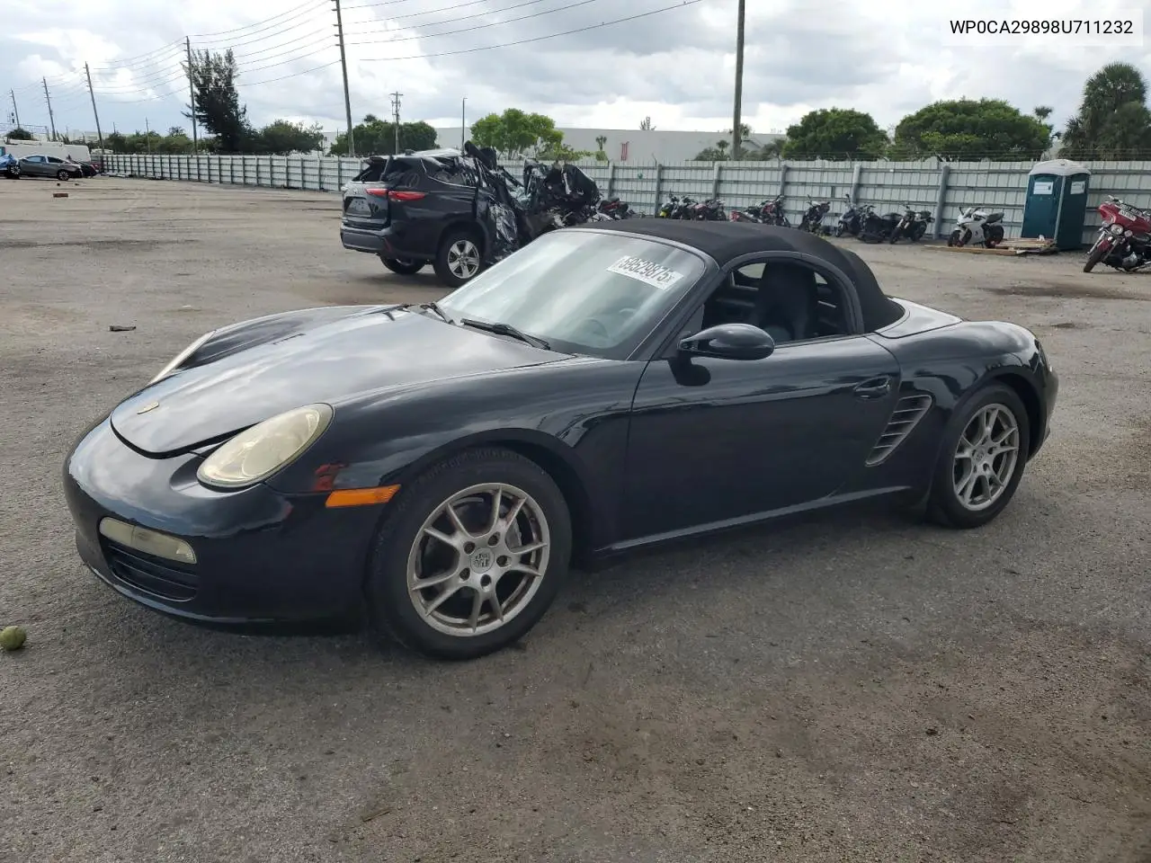 2008 Porsche Boxster VIN: WP0CA29898U711232 Lot: 59529875