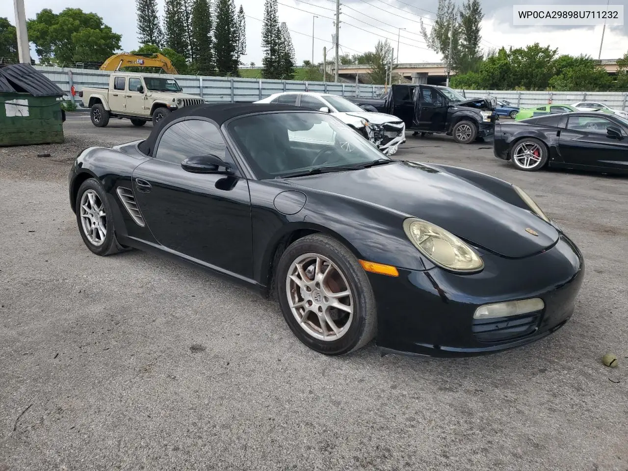 2008 Porsche Boxster VIN: WP0CA29898U711232 Lot: 59529875