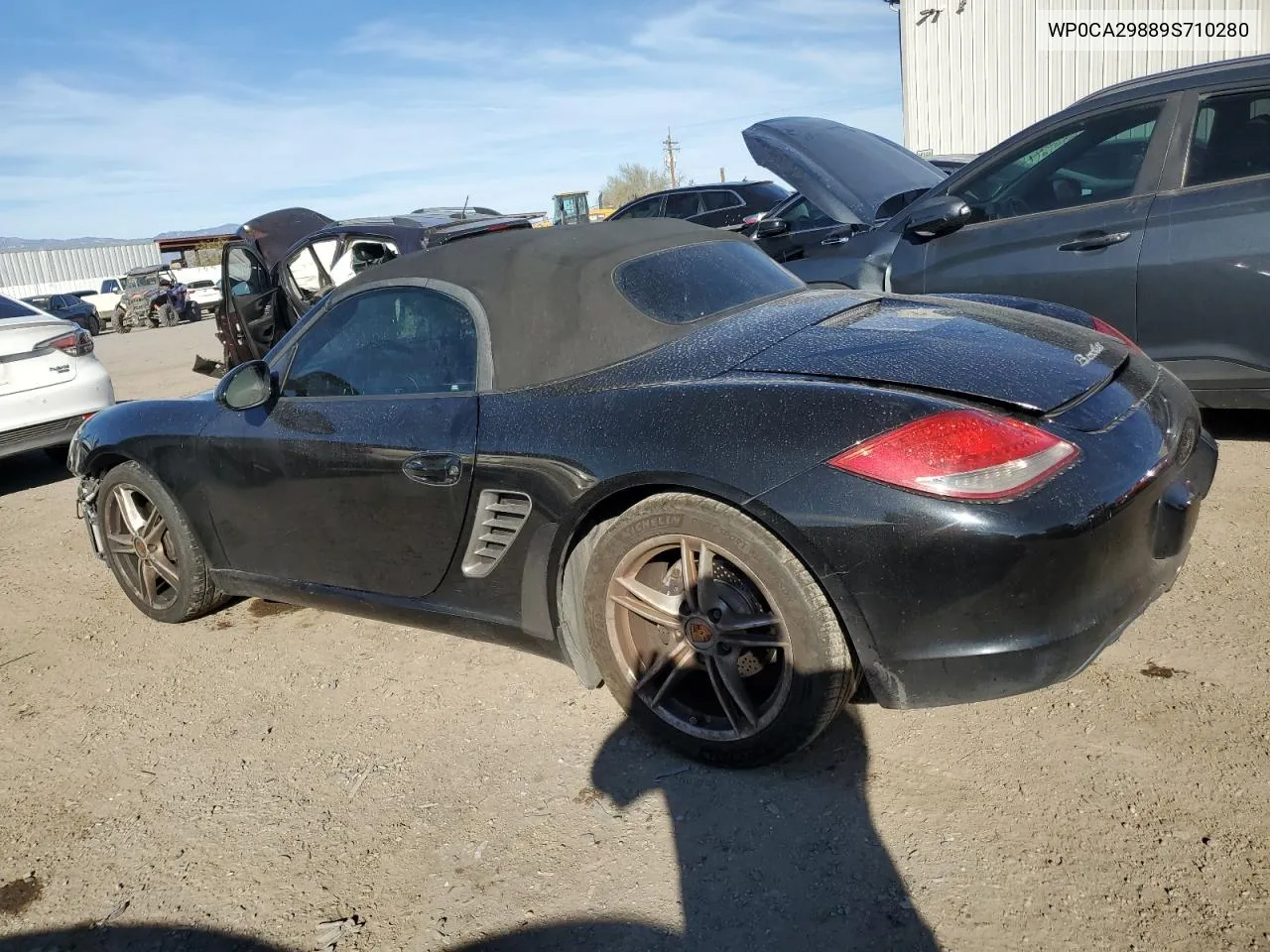 2009 Porsche Boxster VIN: WP0CA29889S710280 Lot: 43086815