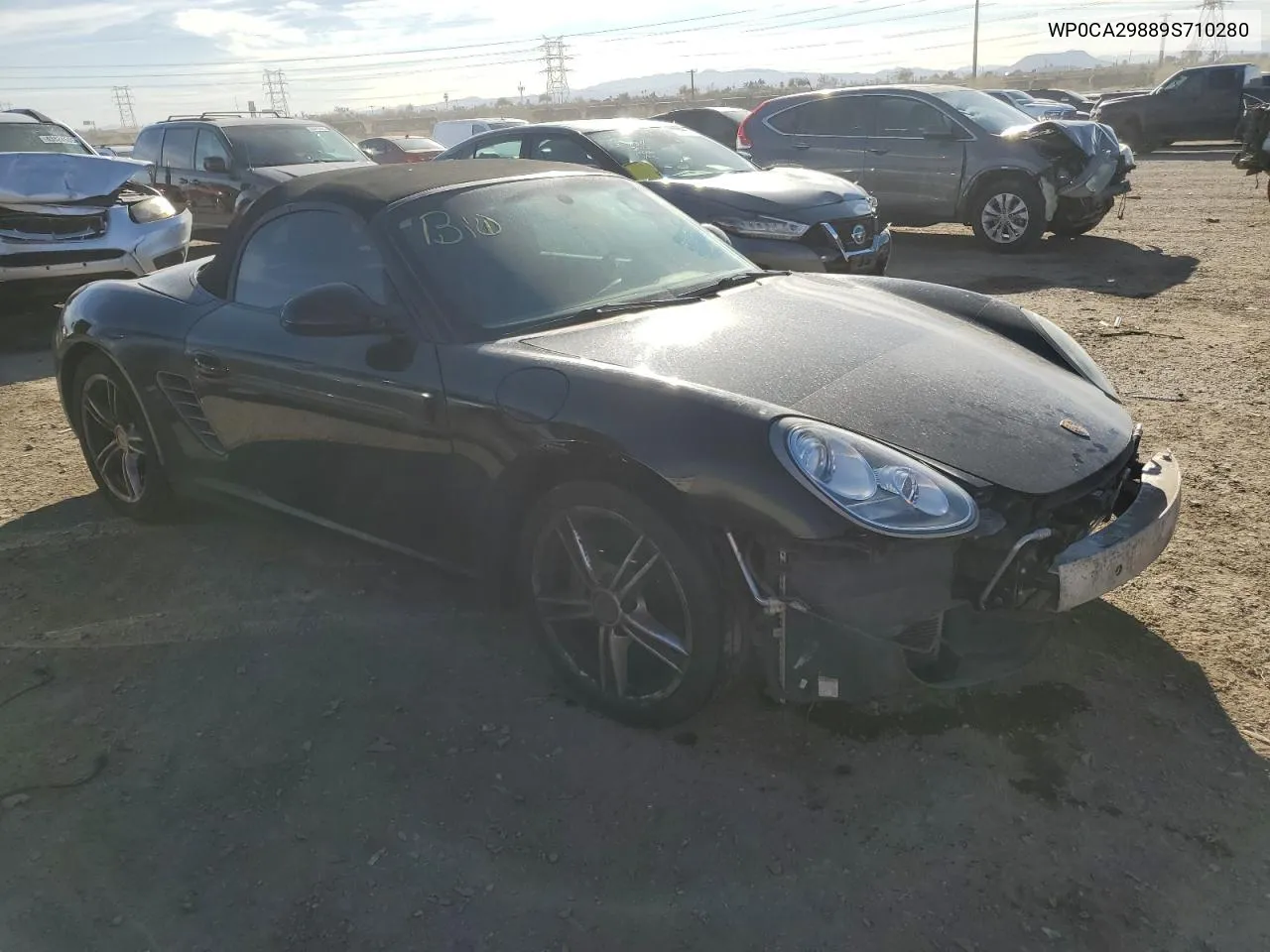 2009 Porsche Boxster VIN: WP0CA29889S710280 Lot: 43086815