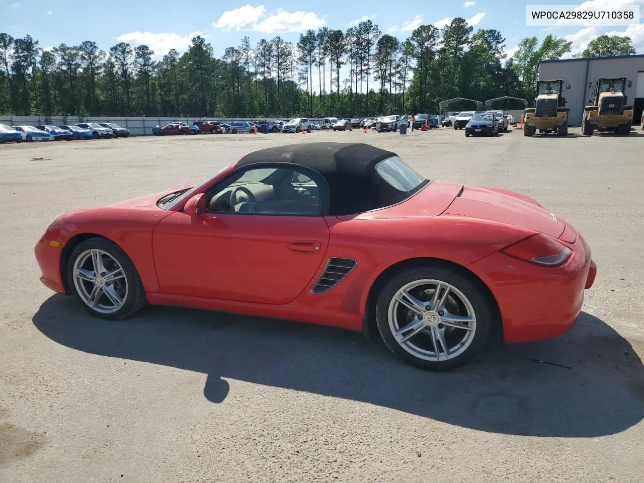 2009 Porsche Boxster VIN: WP0CA29829U710358 Lot: 55668505