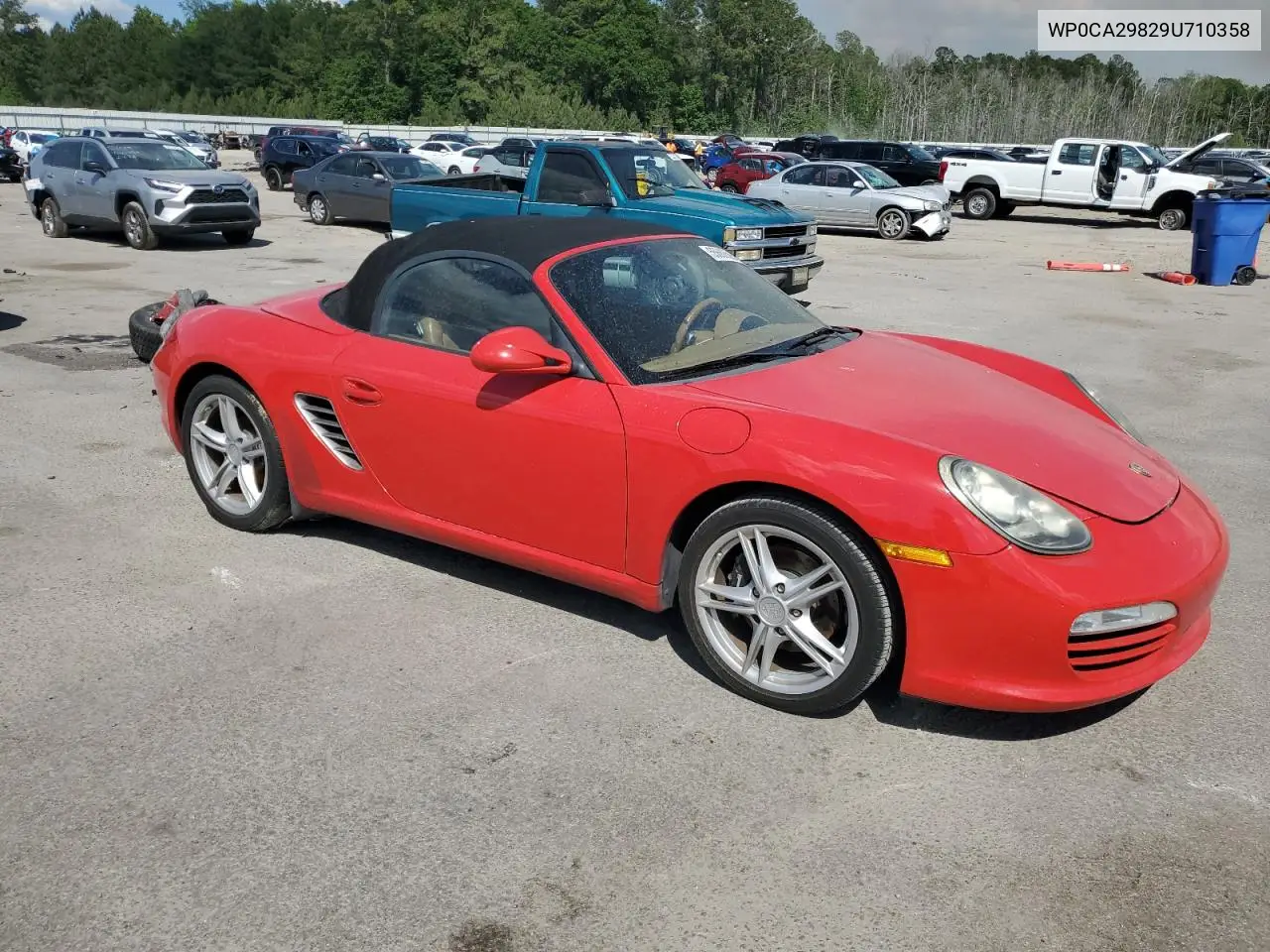 2009 Porsche Boxster VIN: WP0CA29829U710358 Lot: 55668505