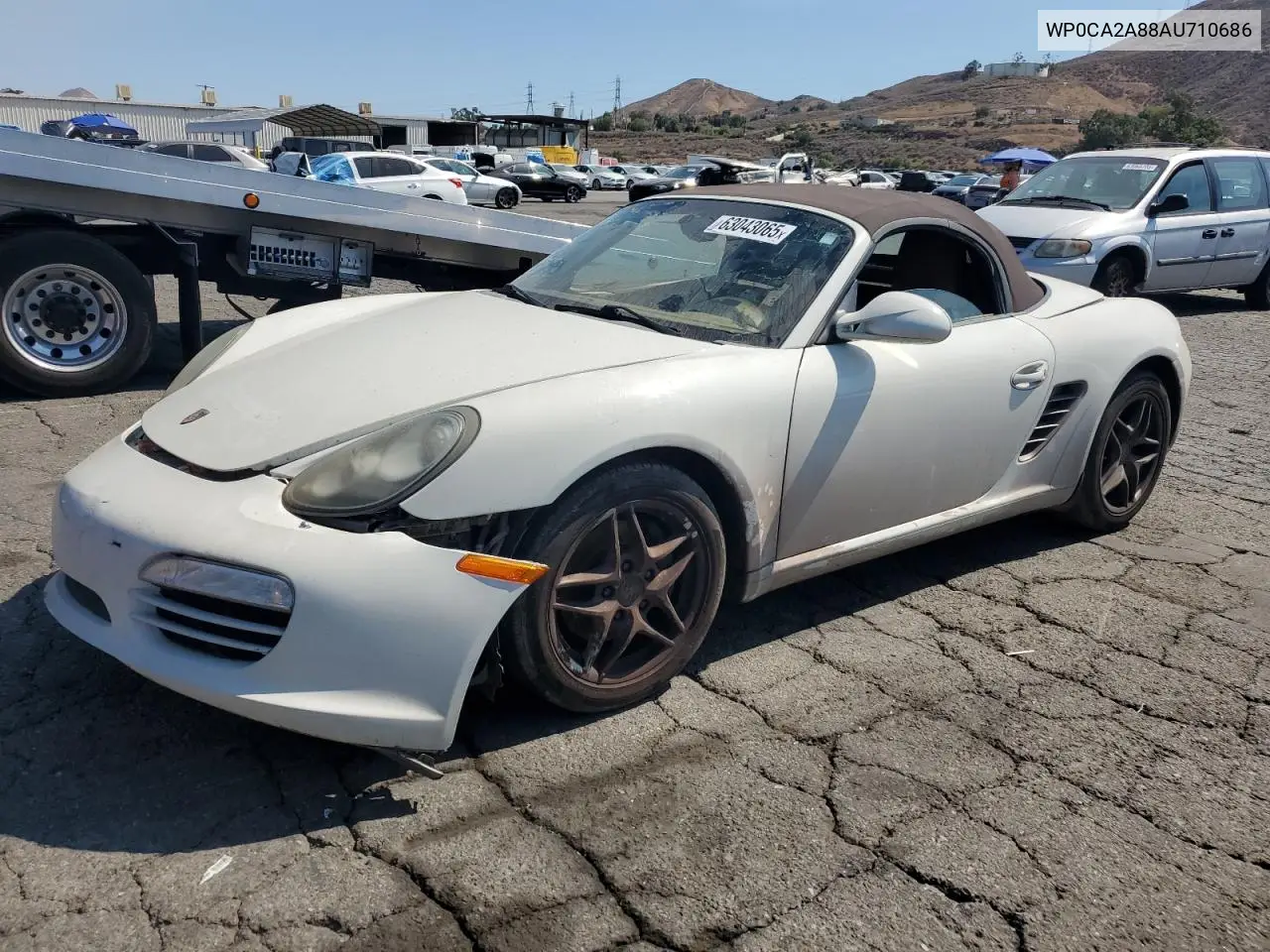 2010 Porsche Boxster VIN: WP0CA2A88AU710686 Lot: 63043065