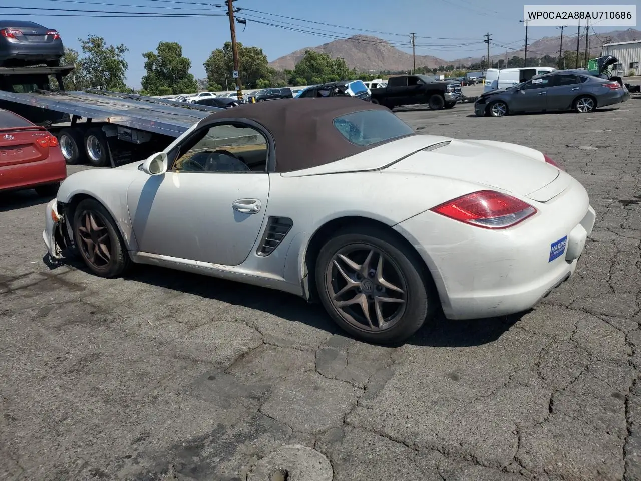 2010 Porsche Boxster VIN: WP0CA2A88AU710686 Lot: 63043065