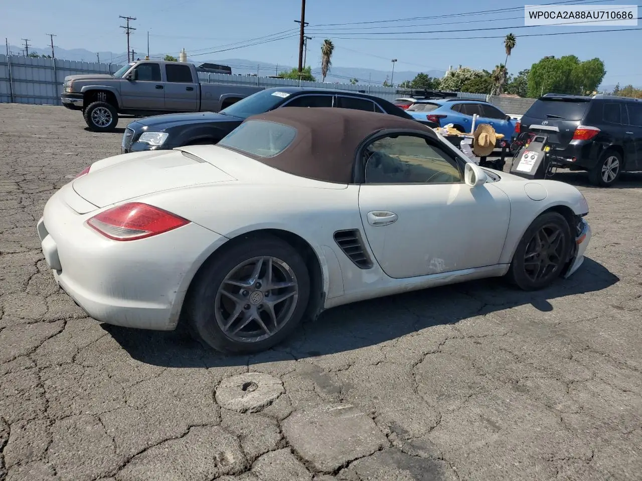 2010 Porsche Boxster VIN: WP0CA2A88AU710686 Lot: 63043065
