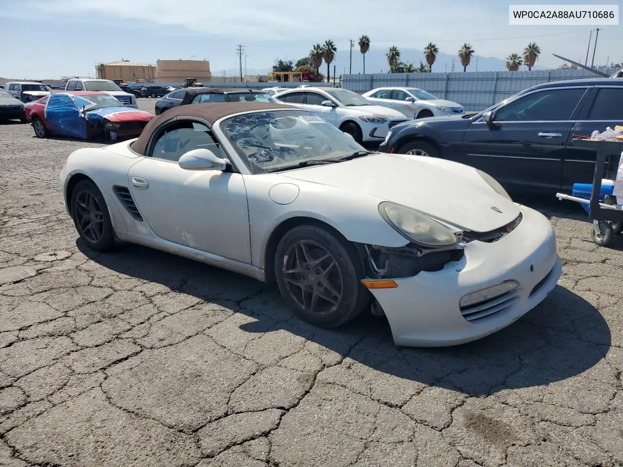 2010 Porsche Boxster VIN: WP0CA2A88AU710686 Lot: 63043065