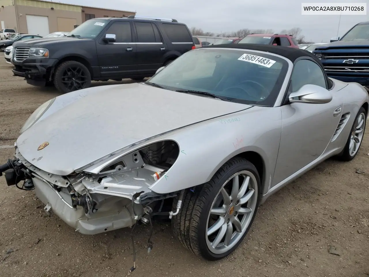 2011 Porsche Boxster VIN: WP0CA2A8XBU710268 Lot: 36851483