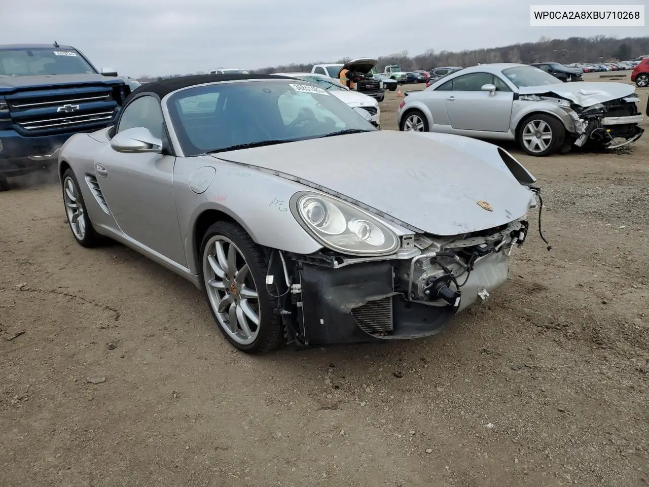 2011 Porsche Boxster VIN: WP0CA2A8XBU710268 Lot: 36851483
