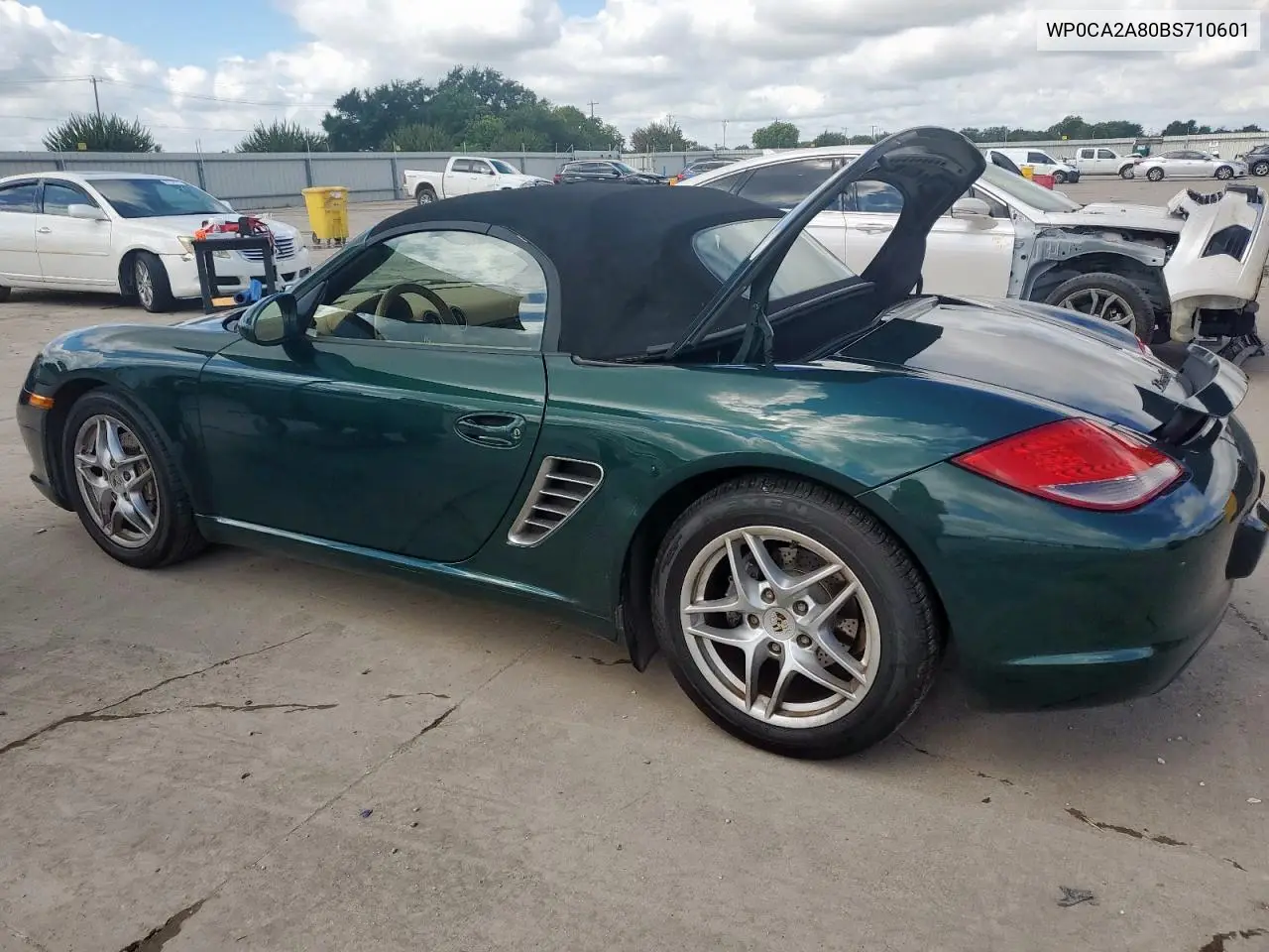 2011 Porsche Boxster VIN: WP0CA2A80BS710601 Lot: 62462715