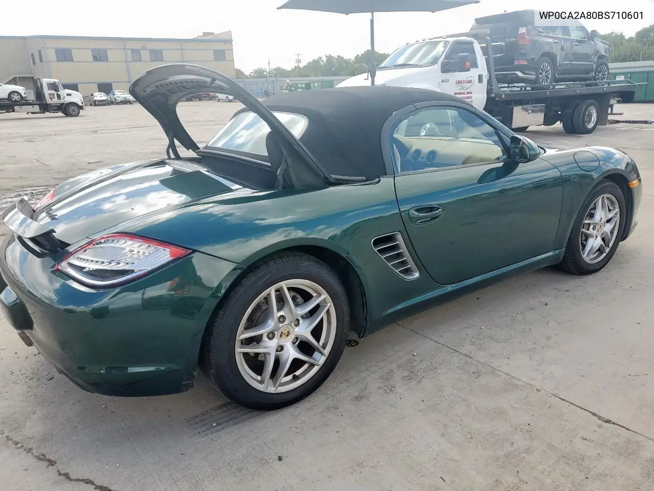 2011 Porsche Boxster VIN: WP0CA2A80BS710601 Lot: 62462715