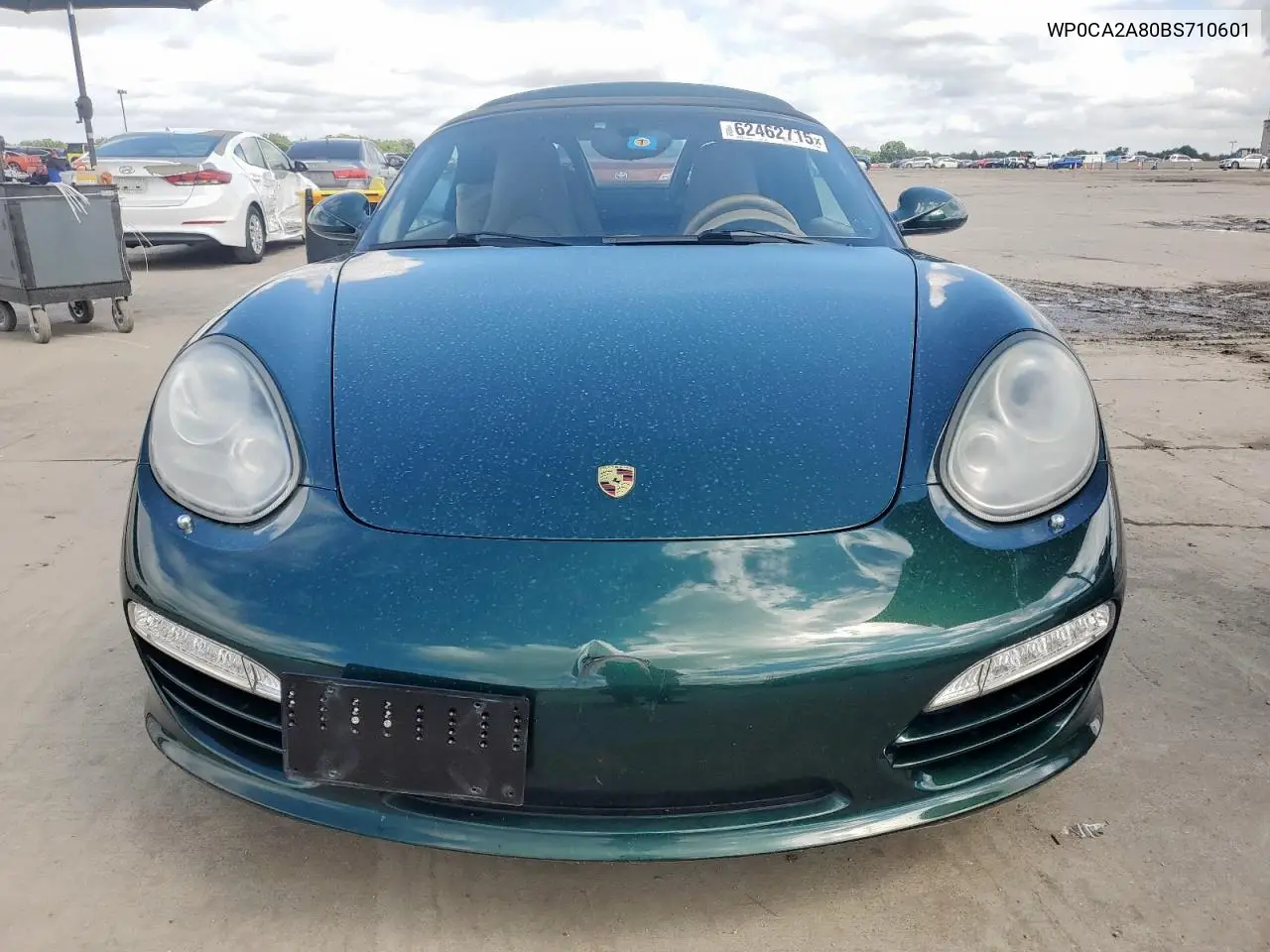 2011 Porsche Boxster VIN: WP0CA2A80BS710601 Lot: 62462715