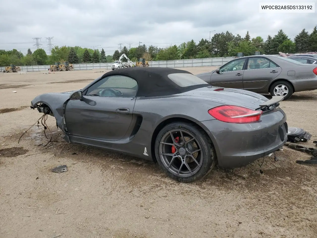 2013 Porsche Boxster S VIN: WP0CB2A85DS133192 Lot: 56595515