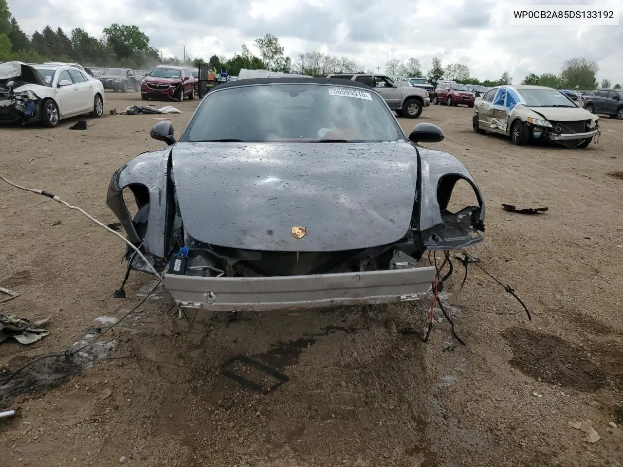 2013 Porsche Boxster S VIN: WP0CB2A85DS133192 Lot: 56595515