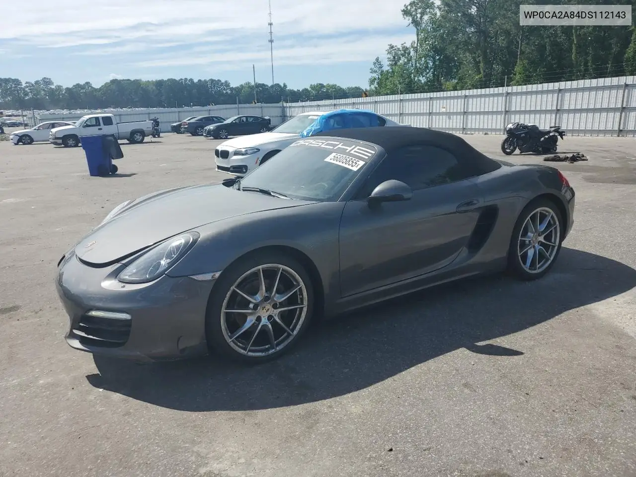 2013 Porsche Boxster VIN: WP0CA2A84DS112143 Lot: 56805855