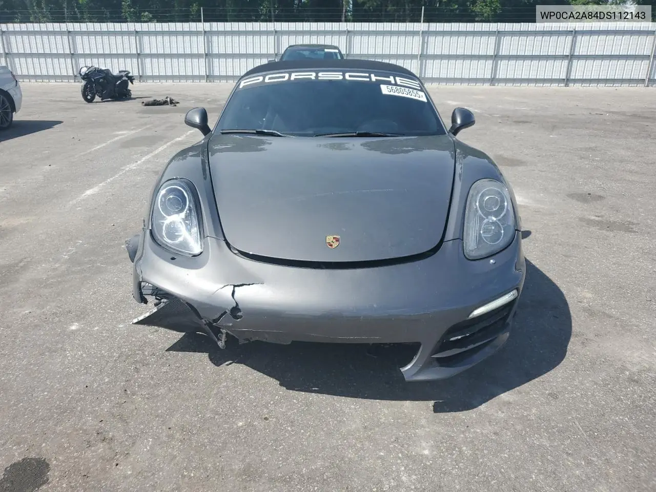 2013 Porsche Boxster VIN: WP0CA2A84DS112143 Lot: 56805855