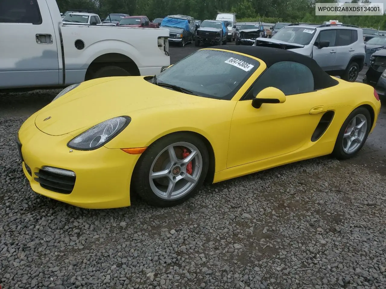 2013 Porsche Boxster S VIN: WP0CB2A8XDS134001 Lot: 60474305