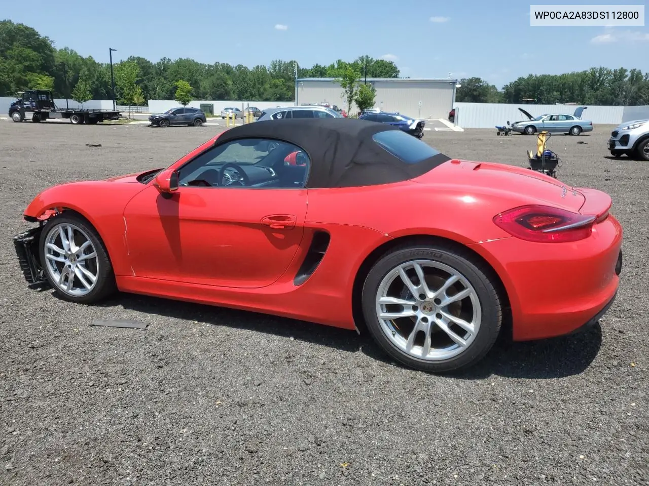 2013 Porsche Boxster VIN: WP0CA2A83DS112800 Lot: 61505485