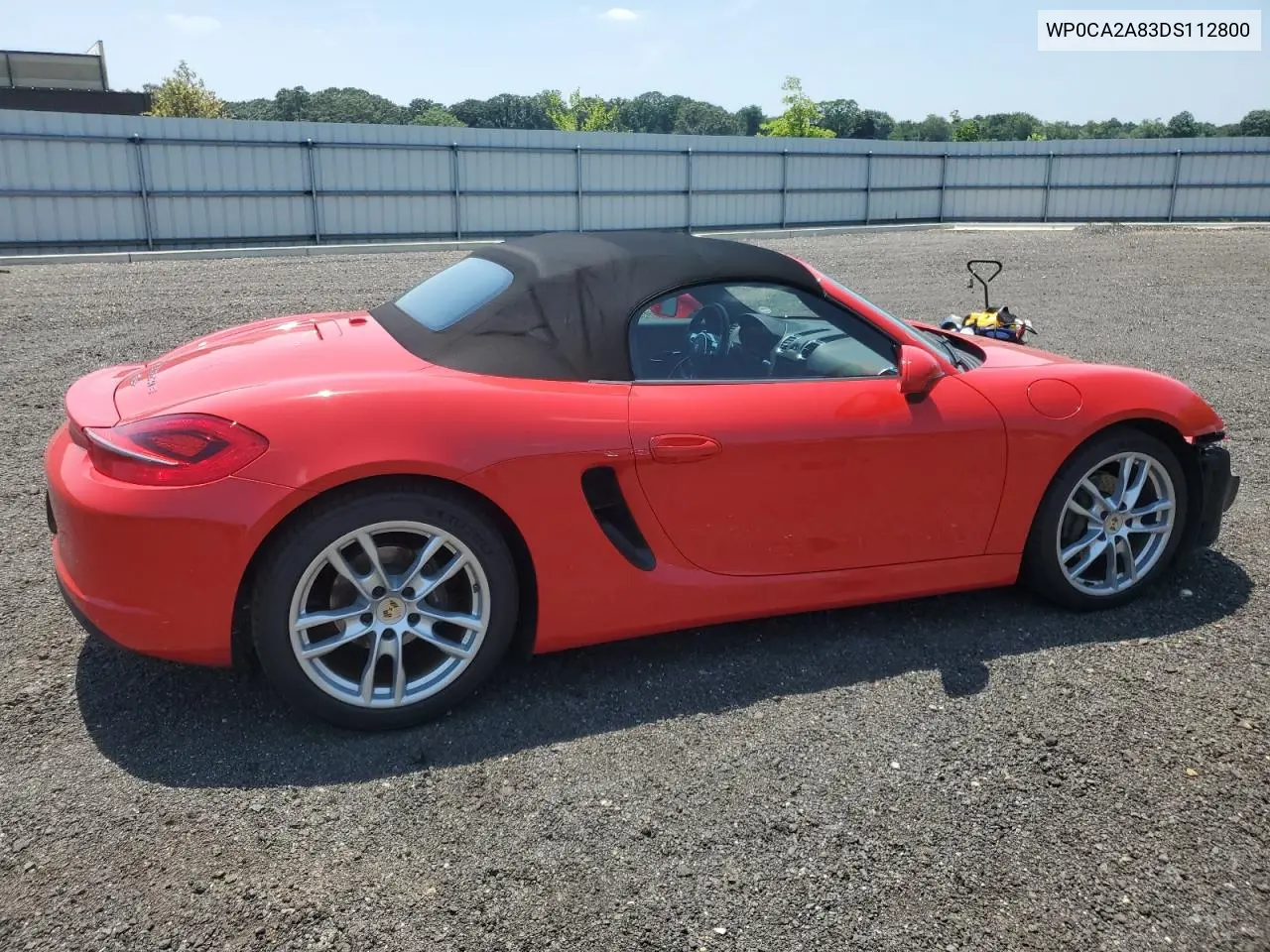2013 Porsche Boxster VIN: WP0CA2A83DS112800 Lot: 61505485
