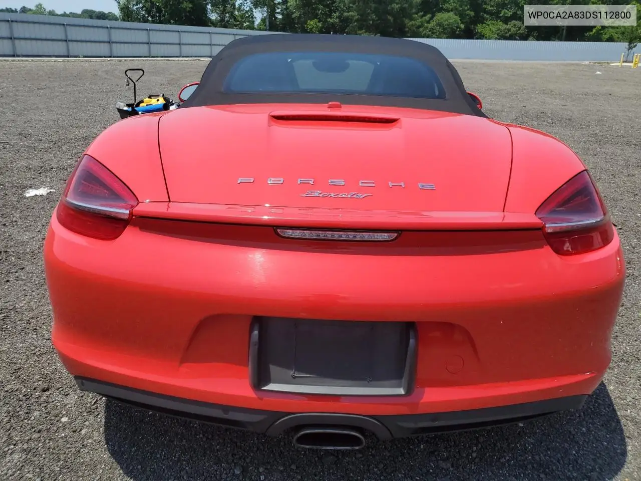2013 Porsche Boxster VIN: WP0CA2A83DS112800 Lot: 61505485