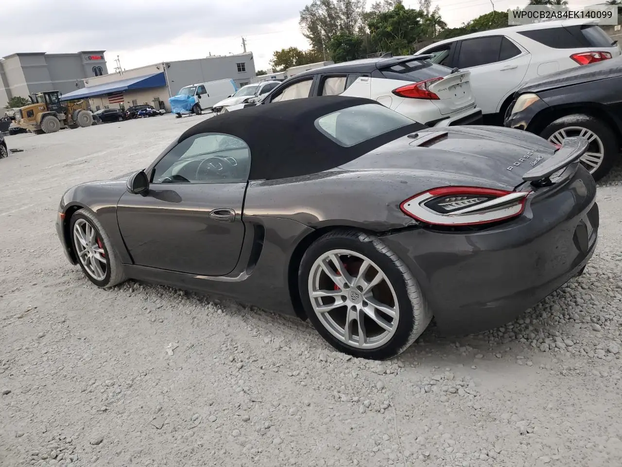 2014 Porsche Boxster S VIN: WP0CB2A84EK140099 Lot: 49575495