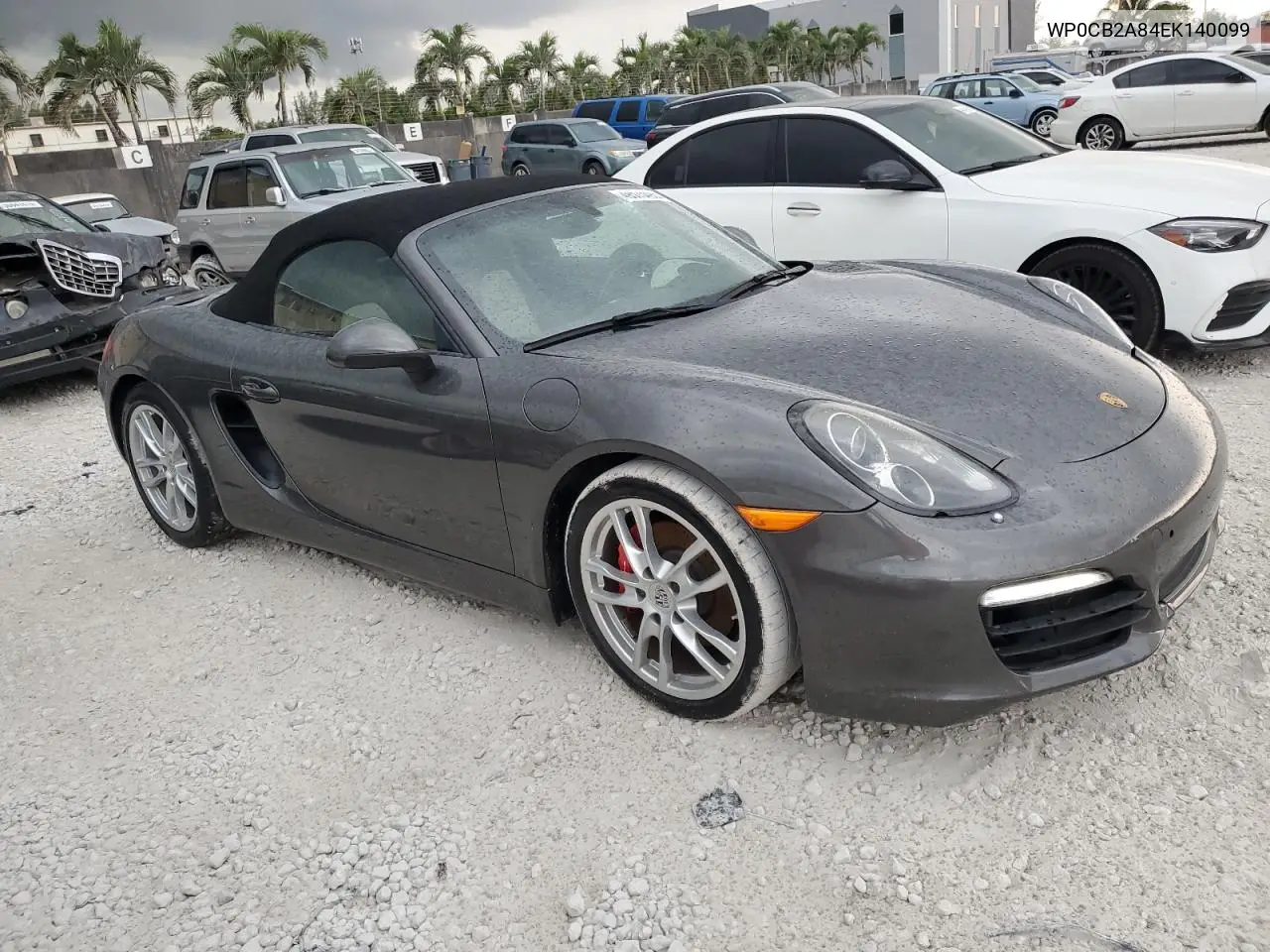 2014 Porsche Boxster S VIN: WP0CB2A84EK140099 Lot: 49575495