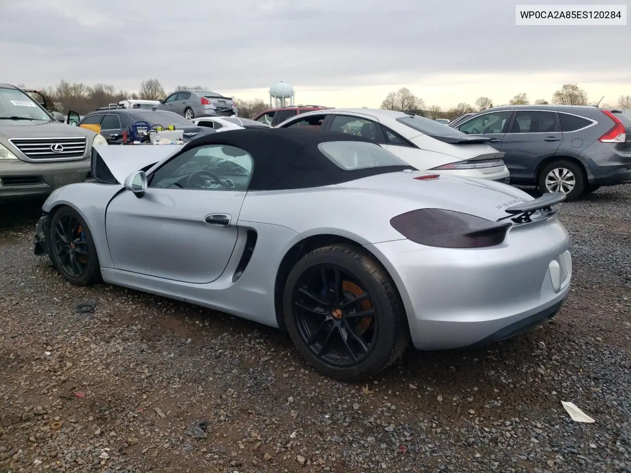 2014 Porsche Boxster VIN: WP0CA2A85ES120284 Lot: 52072815