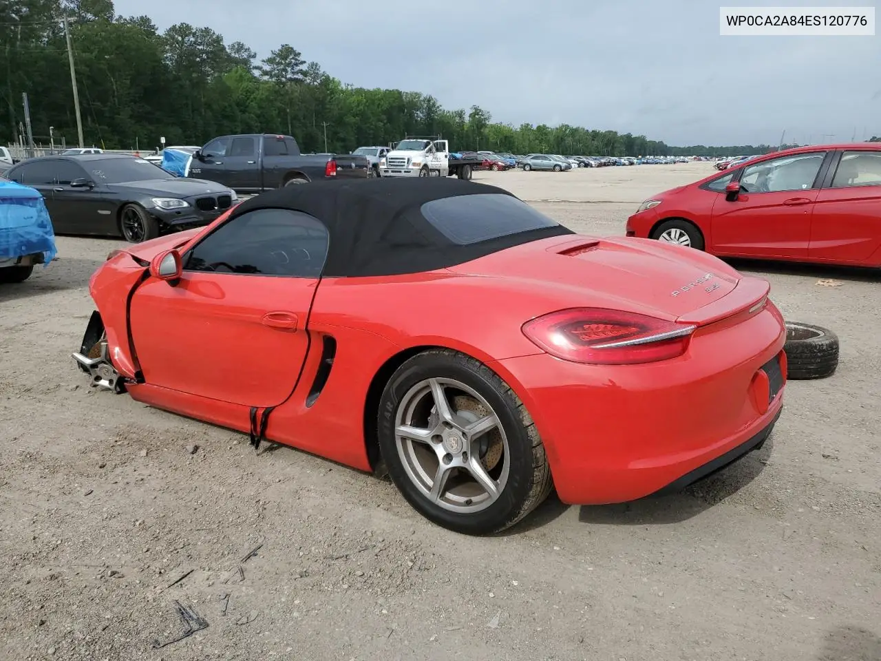 2014 Porsche Boxster VIN: WP0CA2A84ES120776 Lot: 55260155