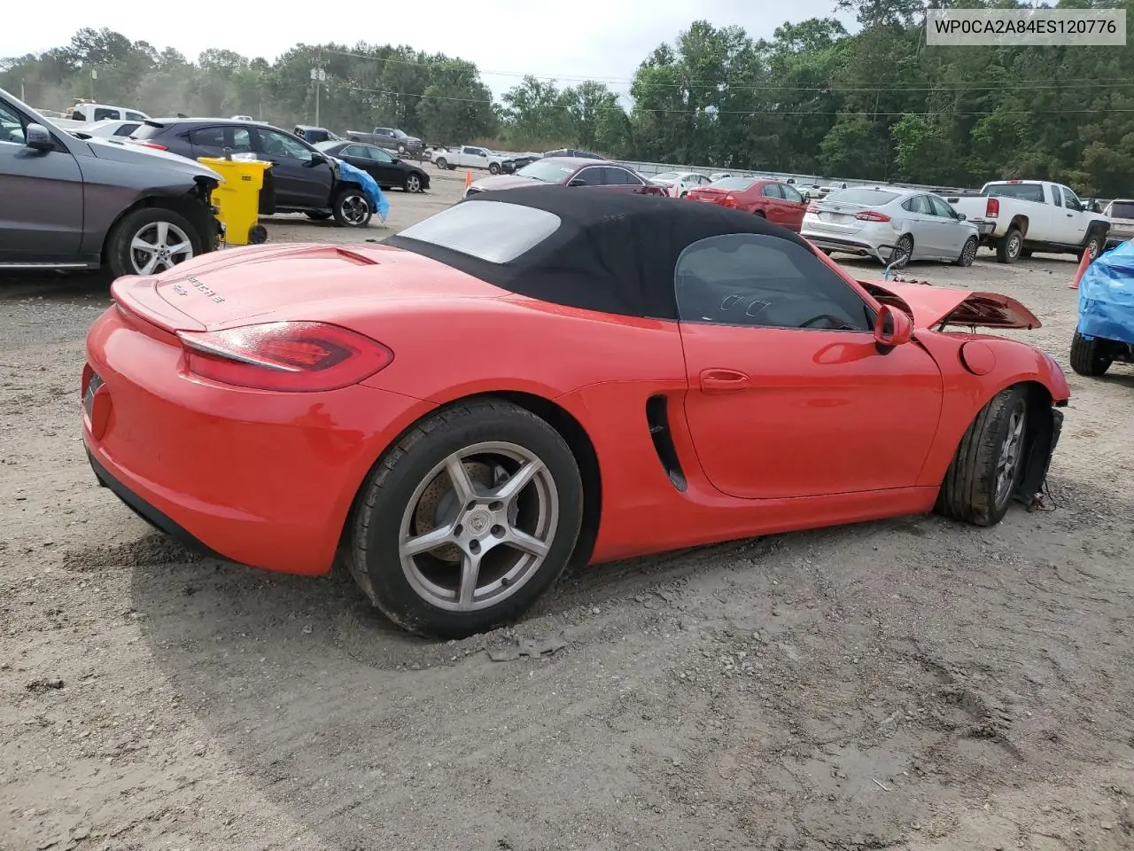 2014 Porsche Boxster VIN: WP0CA2A84ES120776 Lot: 55260155