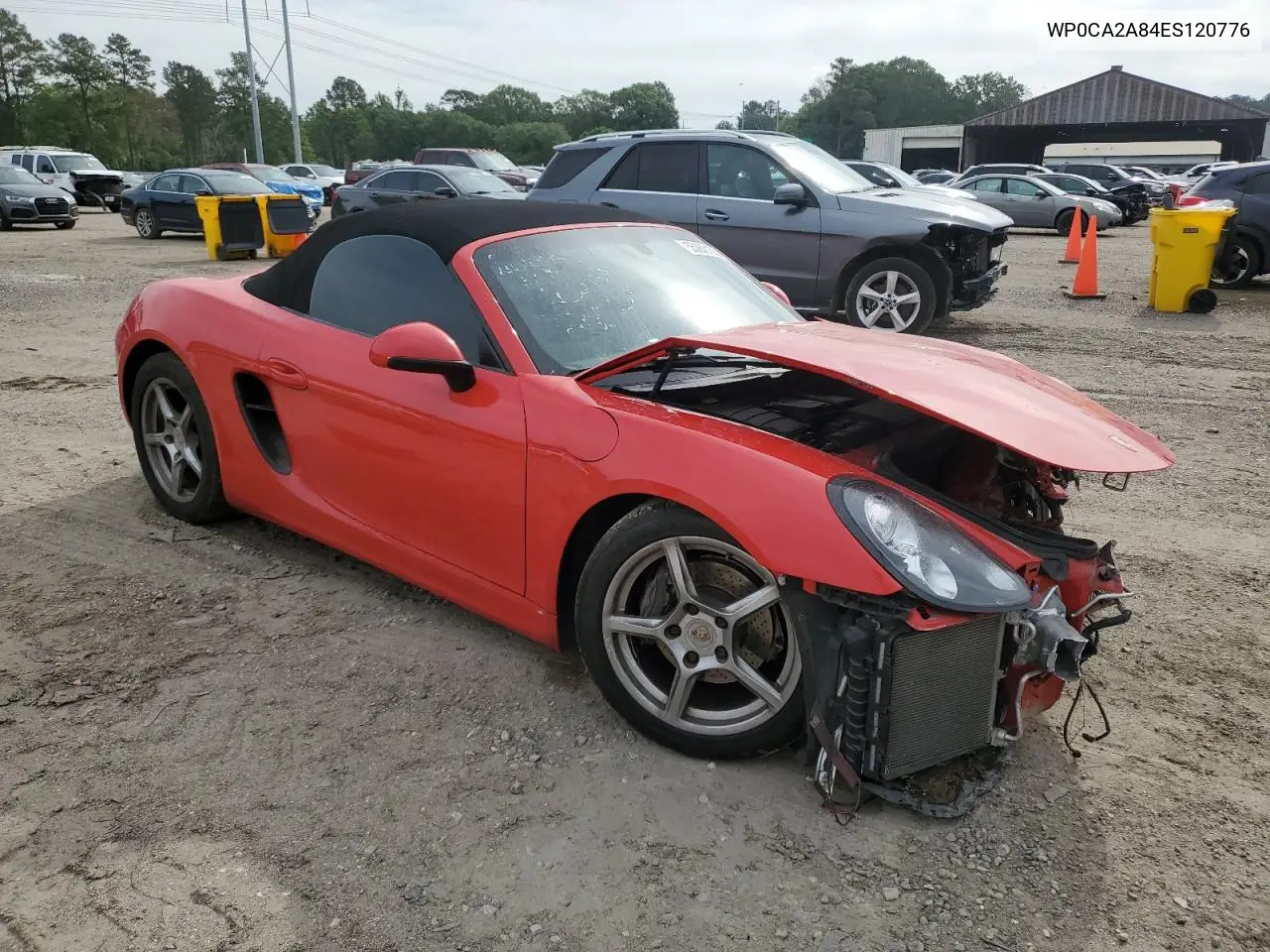 2014 Porsche Boxster VIN: WP0CA2A84ES120776 Lot: 55260155