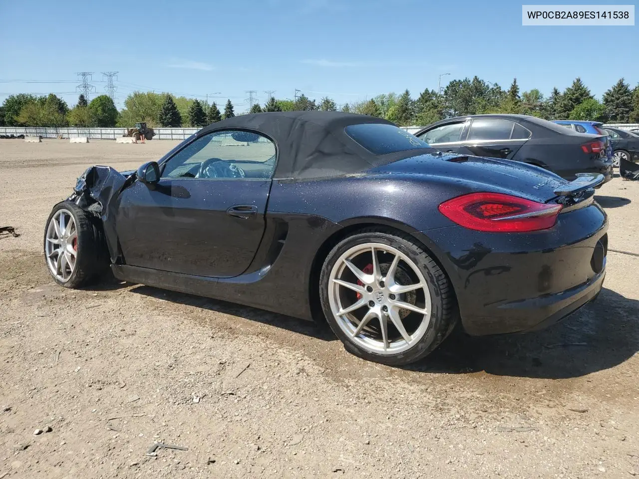 2014 Porsche Boxster S VIN: WP0CB2A89ES141538 Lot: 56360645