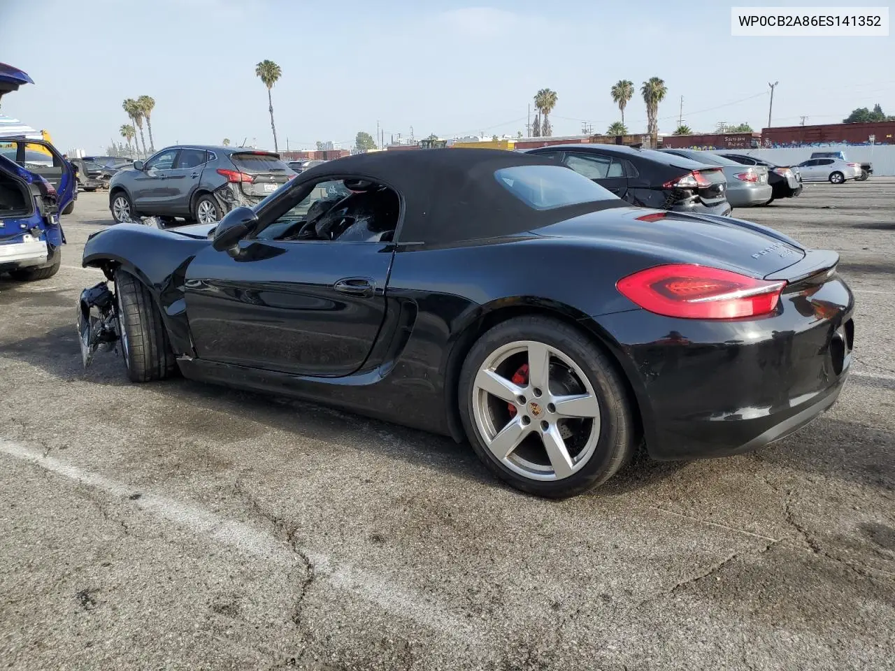 2014 Porsche Boxster S VIN: WP0CB2A86ES141352 Lot: 58347315