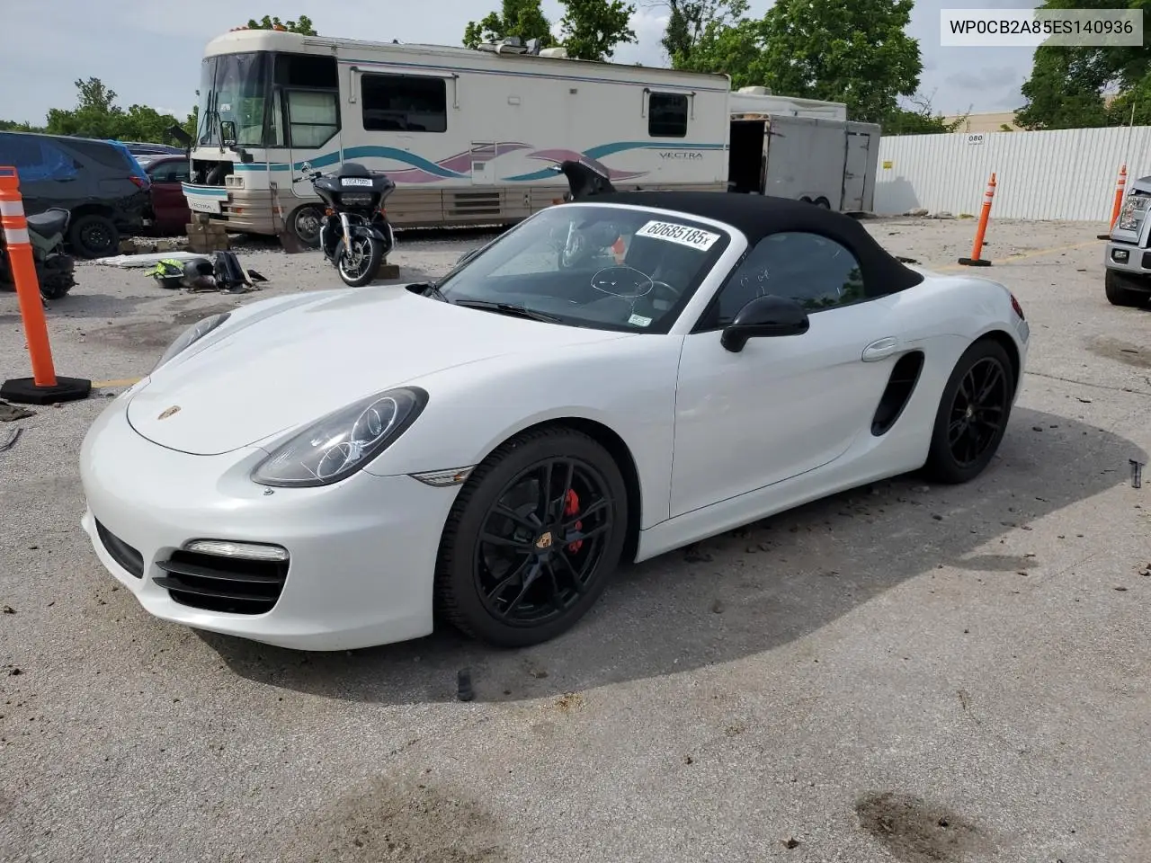 2014 Porsche Boxster S VIN: WP0CB2A85ES140936 Lot: 60685185