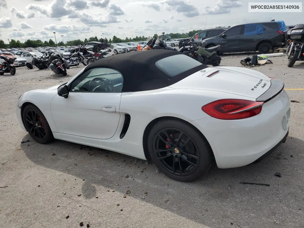 2014 Porsche Boxster S VIN: WP0CB2A85ES140936 Lot: 60685185