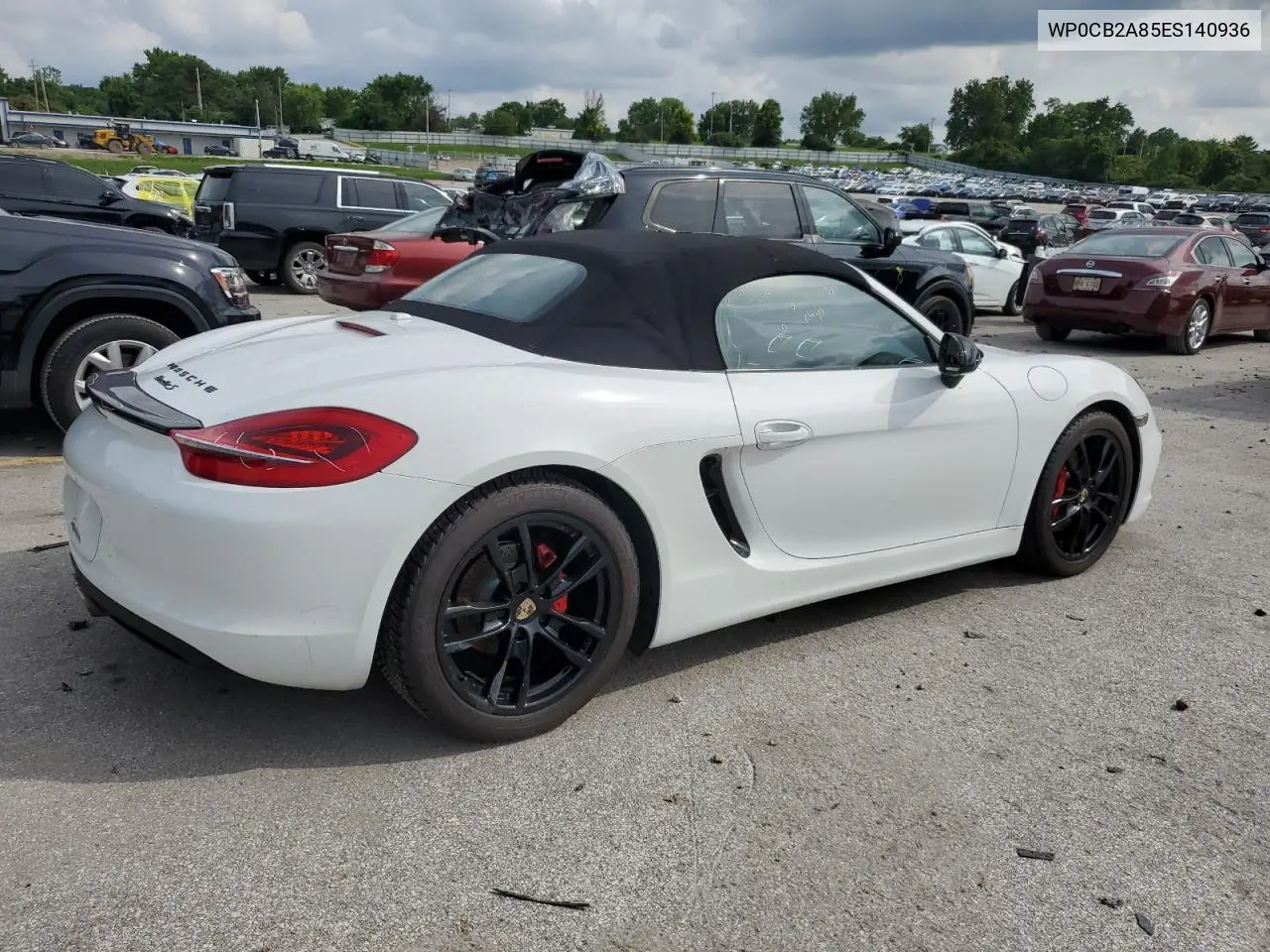 2014 Porsche Boxster S VIN: WP0CB2A85ES140936 Lot: 60685185