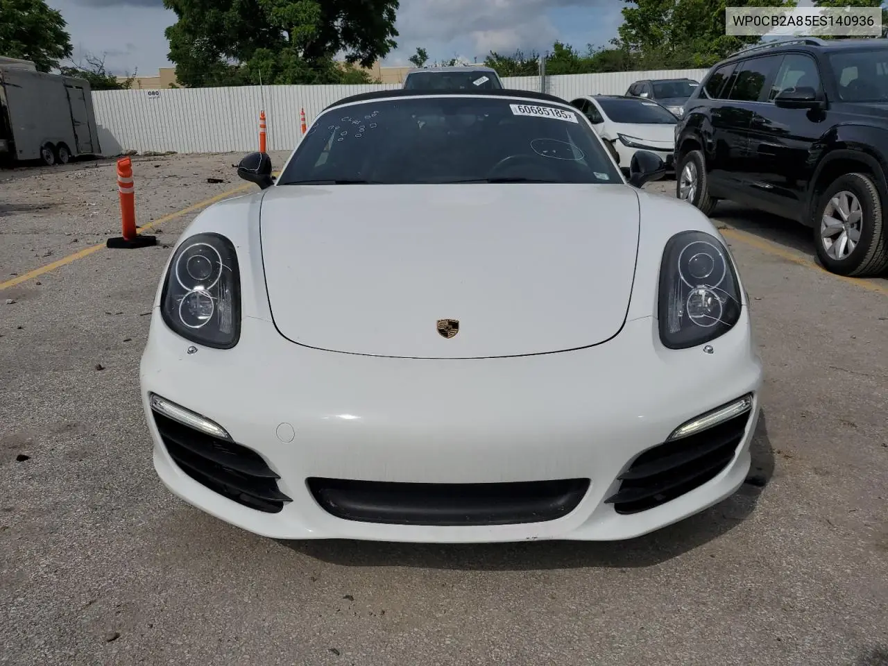 2014 Porsche Boxster S VIN: WP0CB2A85ES140936 Lot: 60685185